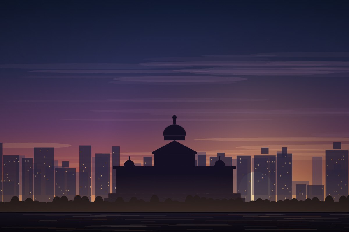 Bengaluru skyline, with the Vidhana Soudha